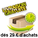 Frais de ports offert des 29 € d'achats